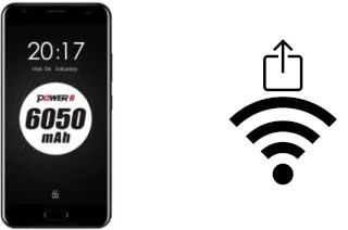 How to generate a QR code with the Wi-Fi password on a Ulefone Power 2