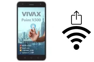 How to generate a Wi-Fi QR code on an Vivax Point X500