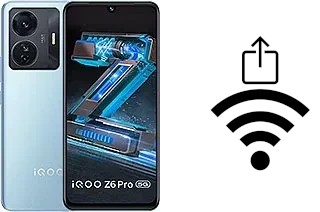 How to generate a Wi-Fi QR code on an vivo iQOO Z6 Pro