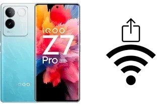 How to generate a Wi-Fi QR code on an vivo iQOO Z7 Pro