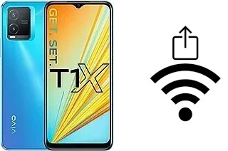 How to generate a Wi-Fi QR code on an vivo T1x (India)