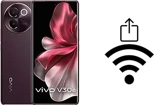 How to generate a QR code with the Wi-Fi password on a vivo V30e