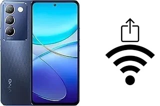 How to generate a QR code with the Wi-Fi password on a vivo V30 SE