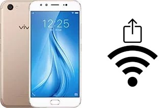 How to generate a QR code with the Wi-Fi password on a vivo V5 Plus