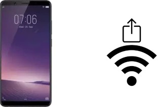 How to generate a QR code with the Wi-Fi password on a Vivo V7Plus