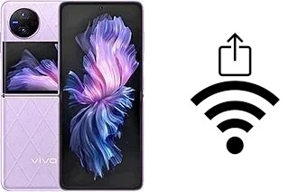 How to generate a Wi-Fi QR code on an vivo X Flip