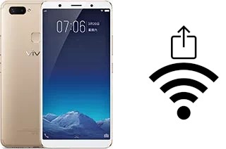 How to generate a QR code with the Wi-Fi password on a vivo X20 Plus