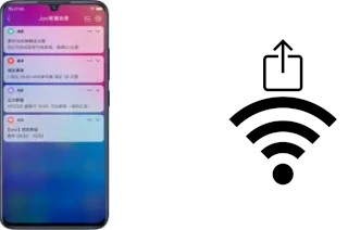 How to generate a QR code with the Wi-Fi password on a Vivo X21s