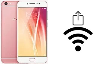 How to generate a QR code with the Wi-Fi password on a vivo X7 Plus