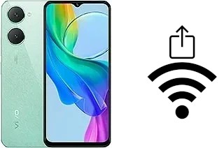 How to generate a QR code with the Wi-Fi password on a vivo Y18e