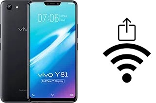 How to generate a Wi-Fi QR code on an vivo Y81