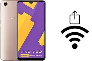 How to generate a QR code with the Wi-Fi password on a vivo Y90