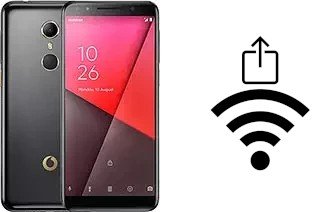 How to generate a QR code with the Wi-Fi password on a Vodafone Smart N9