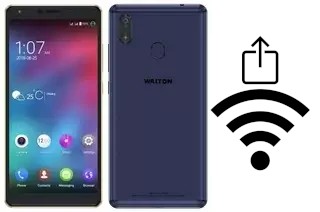 How to generate a QR code with the Wi-Fi password on a Walton Primo GM3+