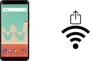 How to generate a QR code with the Wi-Fi password on a Wiko View Go