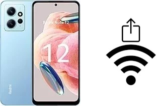 How to generate a Wi-Fi QR code on a Xiaomi Redmi Note 12 4G