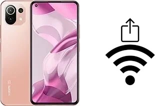 How to generate a Wi-Fi QR code on a Xiaomi 11 Lite 5G NE