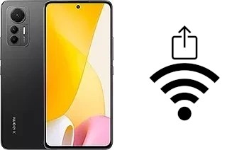 How to generate a Wi-Fi QR code on a Xiaomi 12 Lite