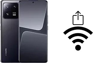 How to generate a Wi-Fi QR code on a Xiaomi 13 Pro