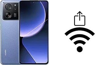 How to generate a Wi-Fi QR code on a Xiaomi 13T Pro