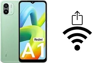 How to generate a Wi-Fi QR code on a Xiaomi Redmi A1