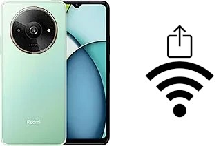 How to generate a QR code with the Wi-Fi password on a Xiaomi Redmi A3x