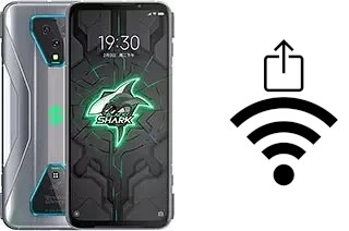 How to generate a Wi-Fi QR code on a Xiaomi Black Shark 3 Pro