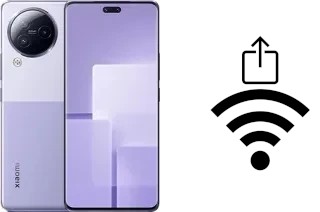 How to generate a Wi-Fi QR code on a Xiaomi Civi 3