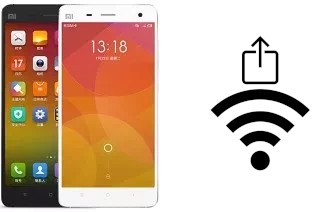 How to generate a QR code with the Wi-Fi password on a Xiaomi Mi 4