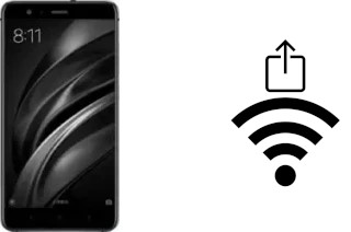 How to generate a QR code with the Wi-Fi password on a Xiaomi Mi 5X