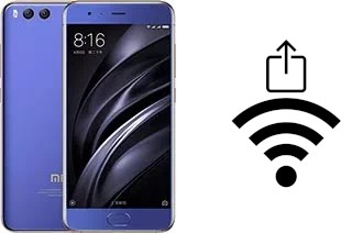 How to generate a QR code with the Wi-Fi password on a Xiaomi Mi 6