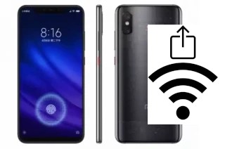 How to generate a QR code with the Wi-Fi password on a Xiaomi Mi 8 Screen Fingerprint Edition