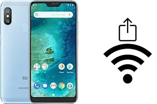 How to generate a QR code with the Wi-Fi password on a Xiaomi Mi A2 Lite (Redmi 6 Pro)