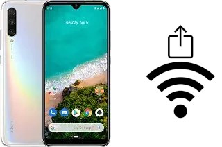 How to generate a QR code with the Wi-Fi password on a Xiaomi Mi A3