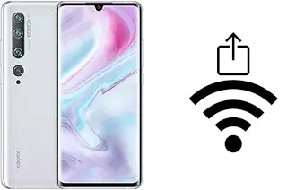 How to generate a Wi-Fi QR code on a Xiaomi Mi CC9 Pro