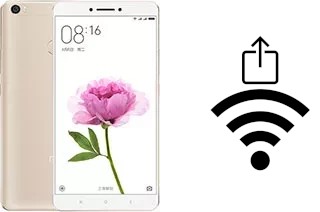 How to generate a QR code with the Wi-Fi password on a Xiaomi Mi Max