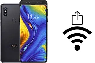 How to generate a QR code with the Wi-Fi password on a Xiaomi Mi Mix 3 5G