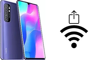 How to generate a QR code with the Wi-Fi password on a Xiaomi Mi Note 10 Lite