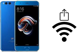 How to generate a QR code with the Wi-Fi password on a Xiaomi Mi Note 3