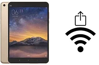 How to generate a QR code with the Wi-Fi password on a Xiaomi Mi Pad 2