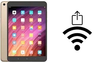 How to generate a QR code with the Wi-Fi password on a Xiaomi Mi Pad 3