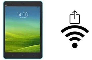 How to generate a QR code with the Wi-Fi password on a Xiaomi Mi Pad 7.9