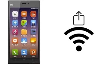 How to generate a QR code with the Wi-Fi password on a Xiaomi Mi 3