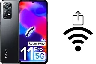 How to generate a Wi-Fi QR code on a Xiaomi Redmi Note 11 Pro+ 5G