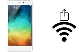 How to generate a QR code with the Wi-Fi password on a Xiaomi Mi Note