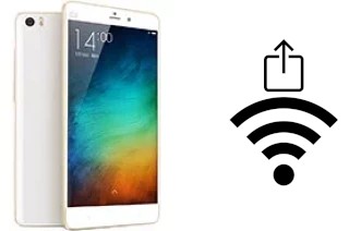 How to generate a Wi-Fi QR code on a Xiaomi Mi Note Pro