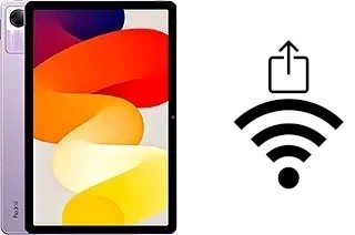 How to generate a QR code with the Wi-Fi password on a Xiaomi Redmi Pad SE