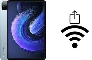 How to generate a Wi-Fi QR code on a Xiaomi Pad 6