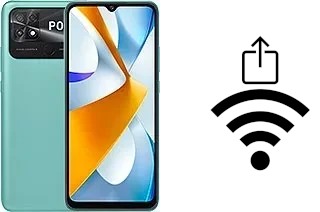 How to generate a Wi-Fi QR code on a Xiaomi Poco C40