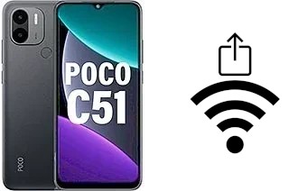 How to generate a Wi-Fi QR code on a Xiaomi Poco C51